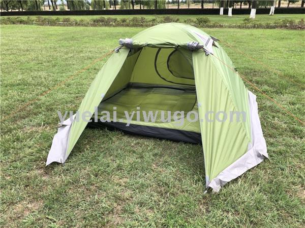 Yuelai inn ultra light 3-4 person tent aluminum pole tent camping picnic tent manual tent double deck tent