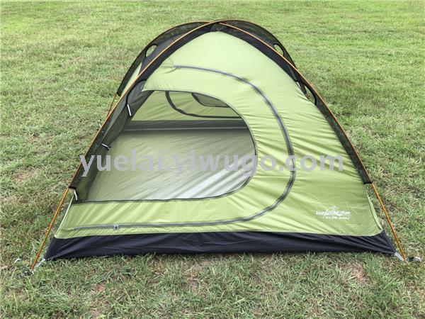 Yuelai inn ultra light 3-4 person tent aluminum pole tent camping picnic tent manual tent double deck tent