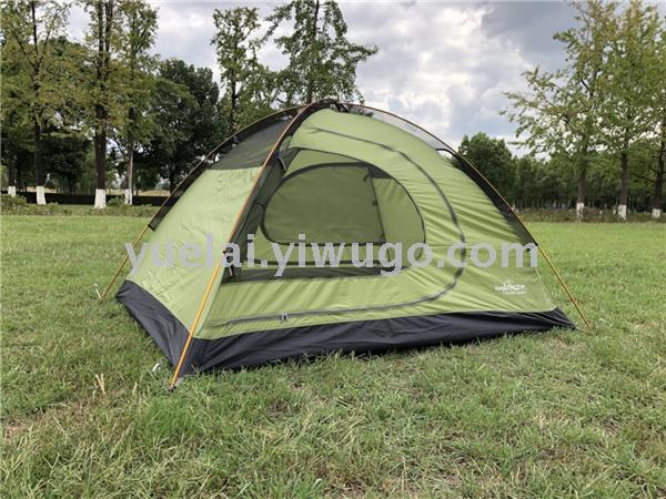Yuelai inn ultra light 3-4 person tent aluminum pole tent camping picnic tent manual tent double deck tent