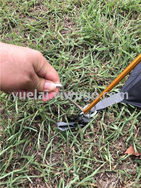 Yuelai inn ultra light 3-4 person tent aluminum pole tent camping picnic tent manual tent double deck tent