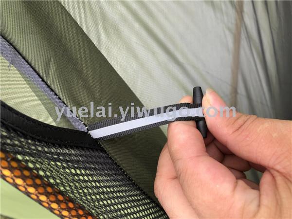 Yuelai inn ultra light 3-4 person tent aluminum pole tent camping picnic tent manual tent double deck tent