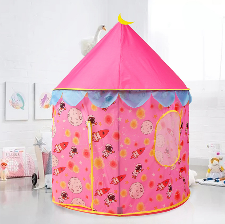 Factory Direct Sales New Folding Tent Indoor Outdoor Princess Toy House Children&#039;s Game Crawling Yurts Tent