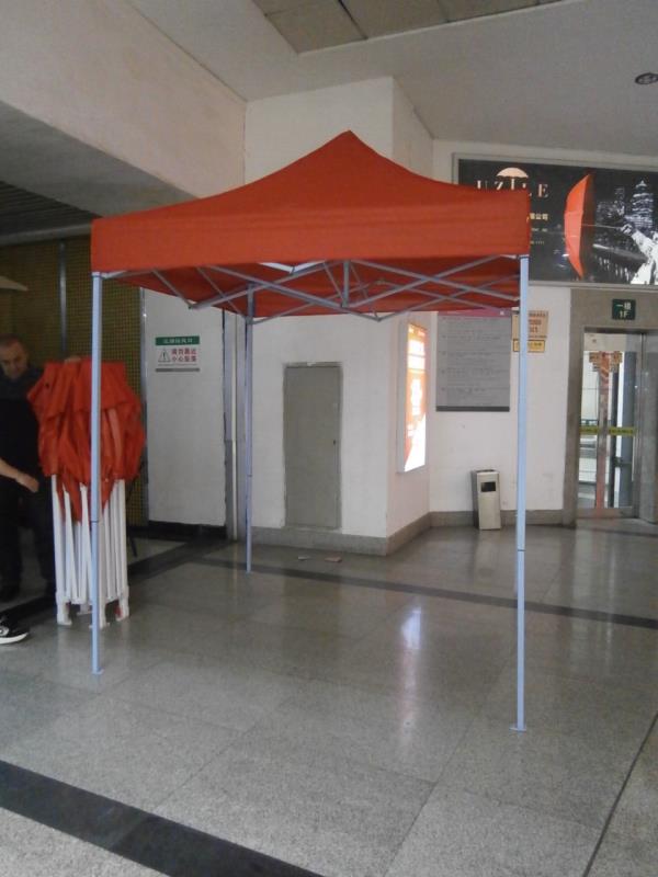 Stall Tent Night Market Tent Foreign Trade Tent Four-Leg Tent with Protection Cloth Windows Custom Logo Advertising Tent