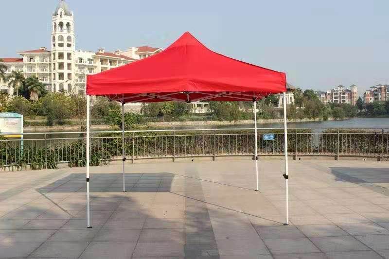 Stall Tent Night Market Tent Foreign Trade Tent Four-Leg Tent with Protection Cloth Windows Custom Logo Advertising Tent