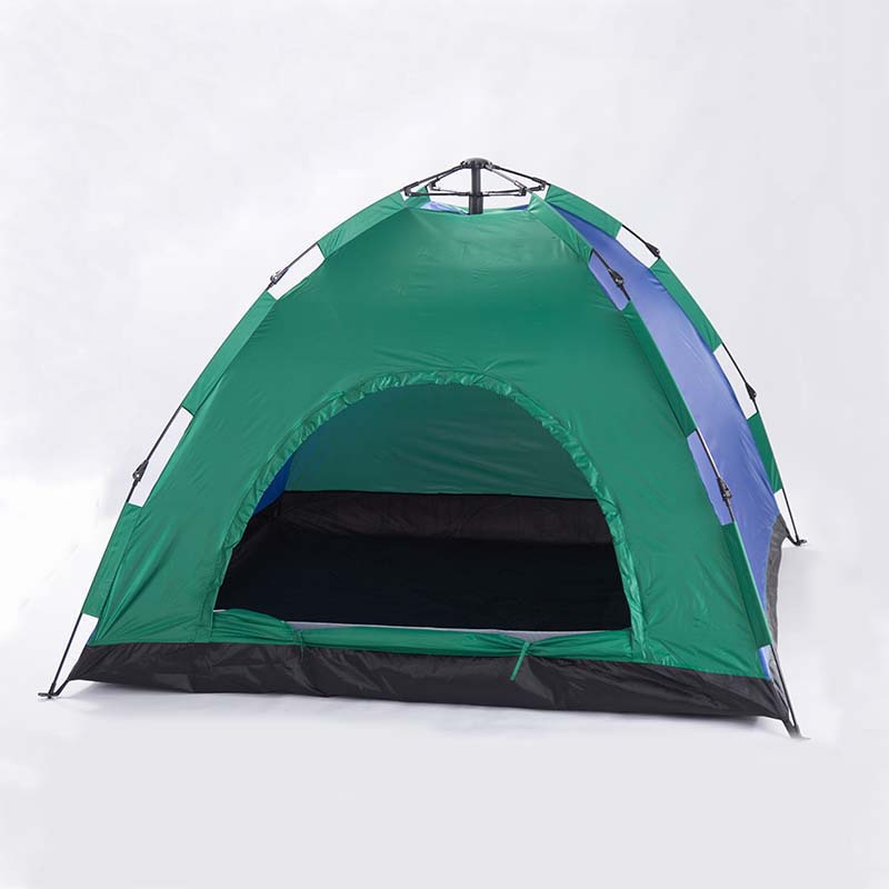 Tent outdoor 3-4 people automatic 2-room 1-hall family double perso camping in the wilderness extra thick rainproof camp