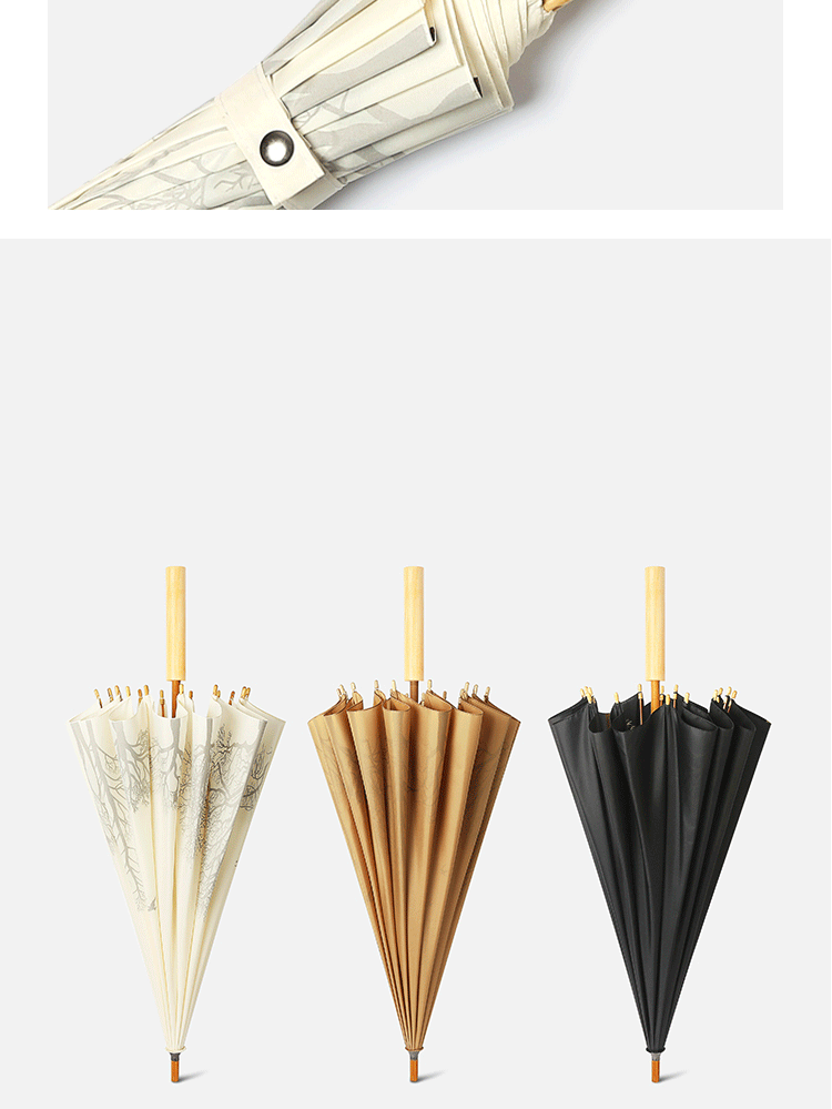 Umbrella Wooden Handle SunUmbrella Business Gift Advertising Umbrella Customized Logo Umbrella Tent Factory Direct Sales Umbrella Wooden Handle SunUmbrella Business Gift Advertising Umbrella Customized Logo Umbrella Tent Factory Direct Sales