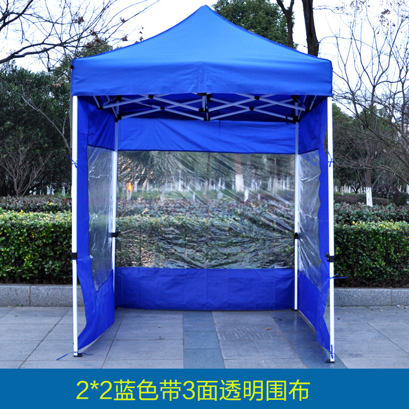 Factory Direct Sales Outdoor Tent Umbrella Stall Four Corners Umbrella Tent Advertising Tent Custom Folding Canopy Printed Logo