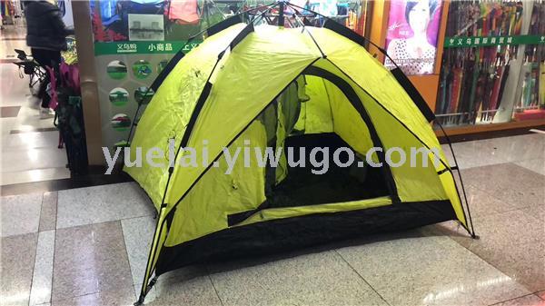 4 person tent double layer fully pull type automatic tent camping automatic tent press type automatic tent