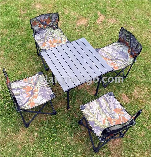 Camouflage mini 5 - piece set, home, outdoor picnic, easy to carry