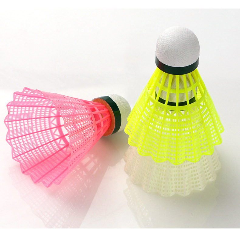Small Wholesale Jianerweini Dragon Badminton 6 12 Pack Durable Nylon Ball Plastic Ball Outdoor Badminton