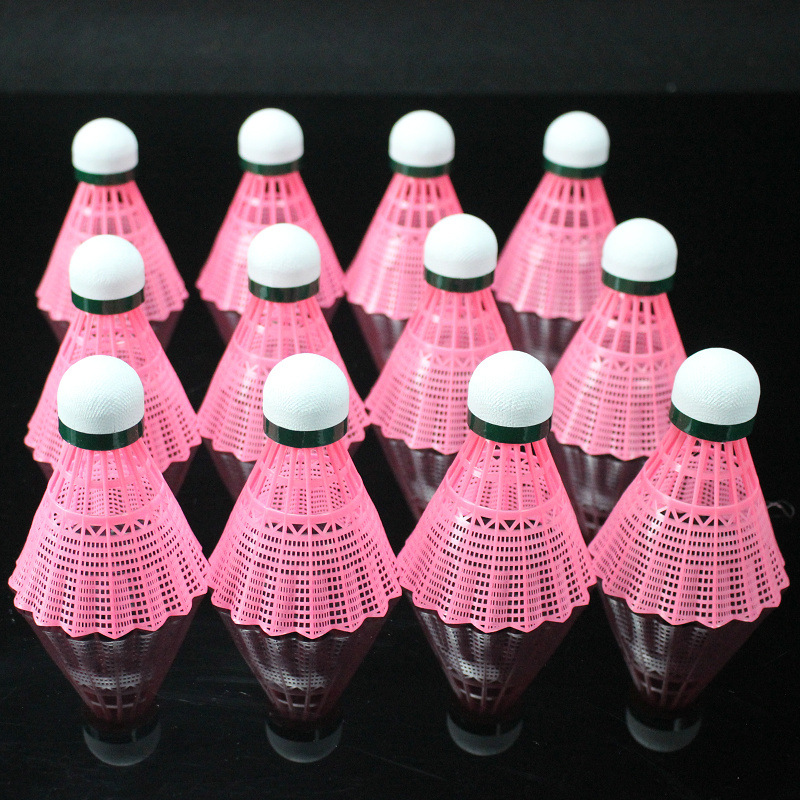 Small Wholesale Jianerweini Dragon Badminton 6 12 Pack Durable Nylon Ball Plastic Ball Outdoor Badminton