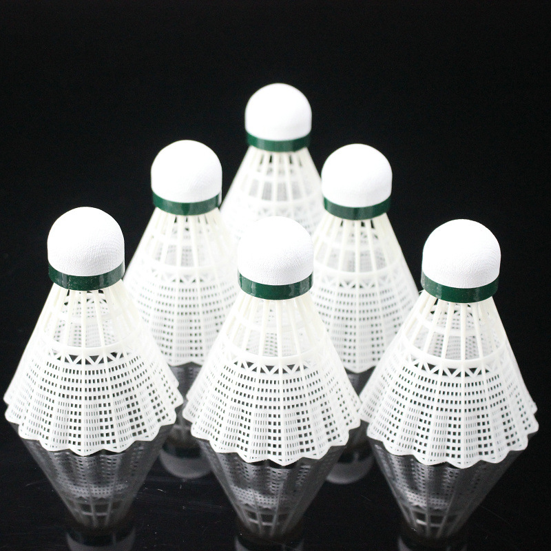 Small Wholesale Jianerweini Dragon Badminton 6 12 Pack Durable Nylon Ball Plastic Ball Outdoor Badminton