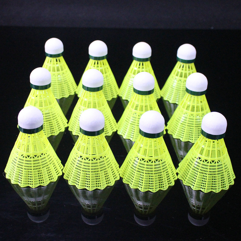 Small Wholesale Jianerweini Dragon Badminton 6 12 Pack Durable Nylon Ball Plastic Ball Outdoor Badminton