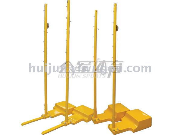 Outdoor Indoor competition-movable badminton post thickening grid standard material