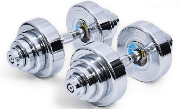 Home Convenient Weight Lifting Fitness Dumbbell Steel Parts Jujube Arc Rod Combination Hand Bell Exercise Arm Strength