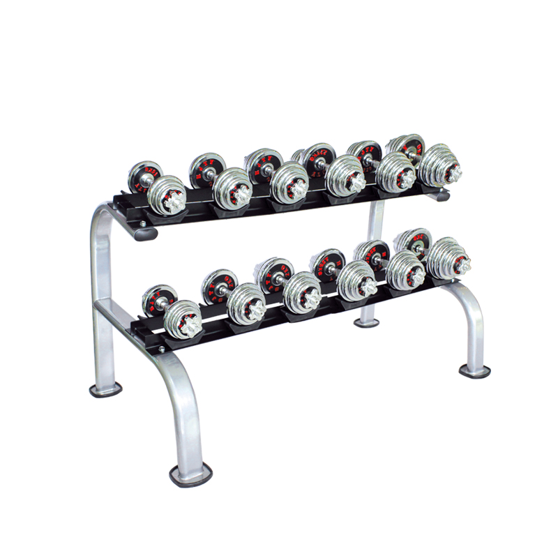 Military dumbbell stand dual purpose dumbbell stand double round head dumbbell stand six pair dumbbell stand strength