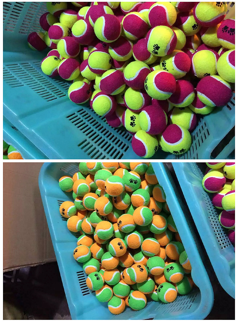 Tennis Manufacturers Supply Chemical Fibers Tennis Training Pet Tennis Wholesale Pet Bite Practice Tennis