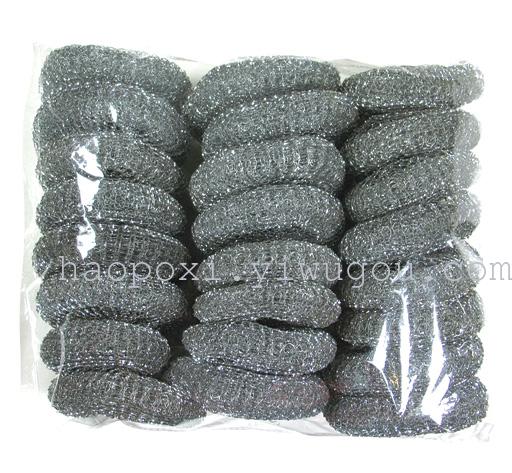 Galvanized steel wire mesh bag cleaning ball tennis ball galvanized wire ball