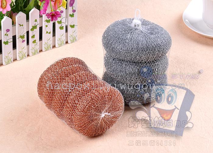 Galvanized steel wire mesh bag cleaning ball tennis ball galvanized wire ball