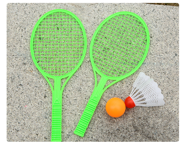 Children Badminton Racket Boys and Girls Parent-Child Interaction Kindergarten 3-6 Years Old 4 Toys Indoor Sports Tennis Rackets Set