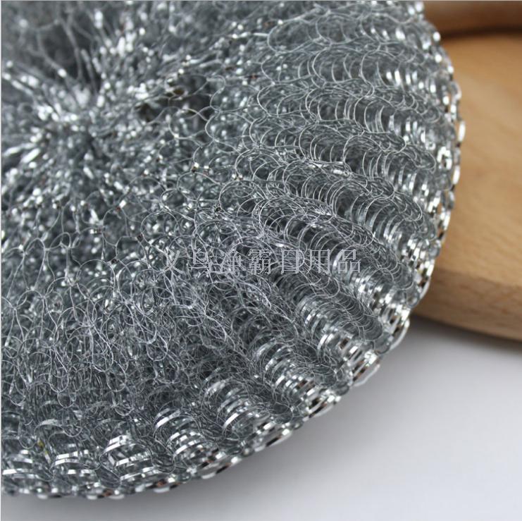 Manufacturer direct galvanized net bag packaging steel wire cleaning ball clean tennis kitchen wipes pot brush finished steel wire ball