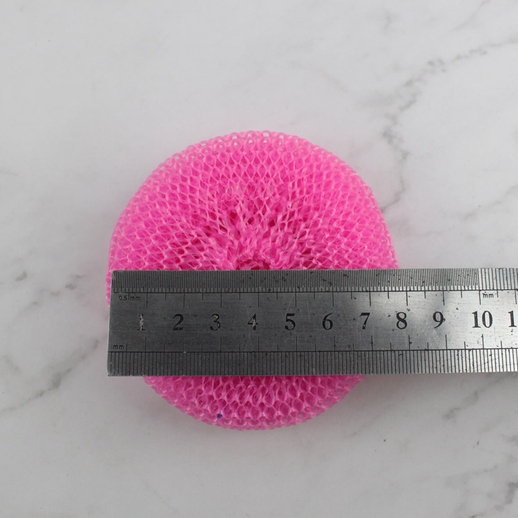 Factory direct selling color 6g mesh bags clean ball woven plastic tennis ball PP wire cleaning ball 5 packages