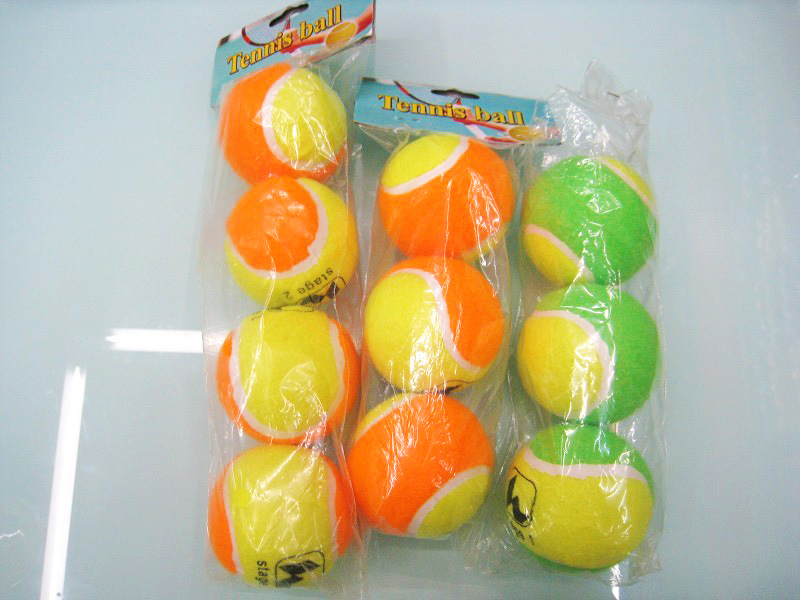 Supply Colorful Chemical Fiber Tennis 1-1.2 M Bouncing Chemical Fiber Student Soft Tennis Sports Training Tennis