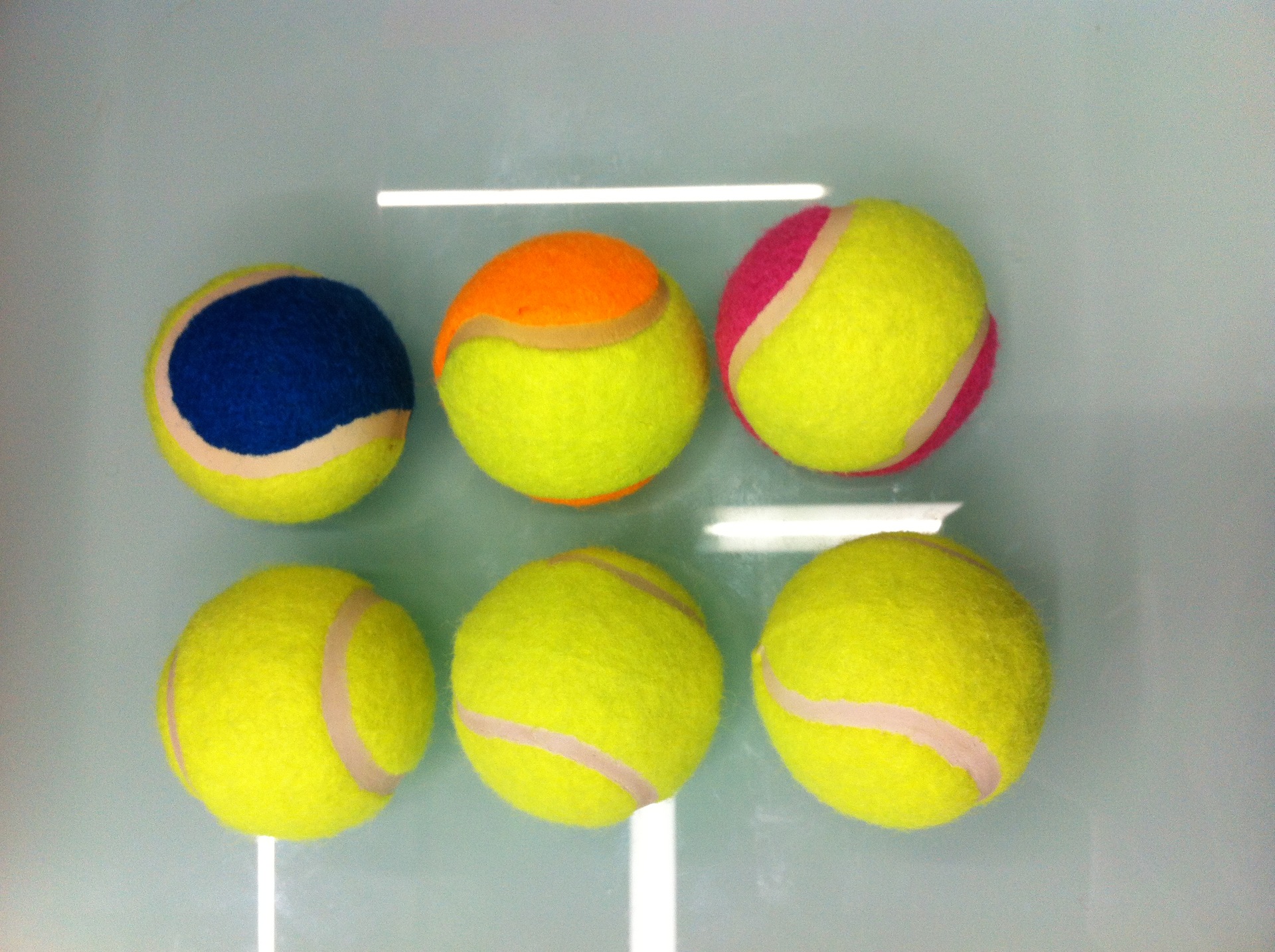 Supply Colorful Chemical Fiber Tennis 1-1.2 M Bouncing Chemical Fiber Student Soft Tennis Sports Training Tennis