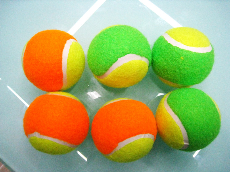 Supply Colorful Chemical Fiber Tennis 1-1.2 M Bouncing Chemical Fiber Student Soft Tennis Sports Training Tennis