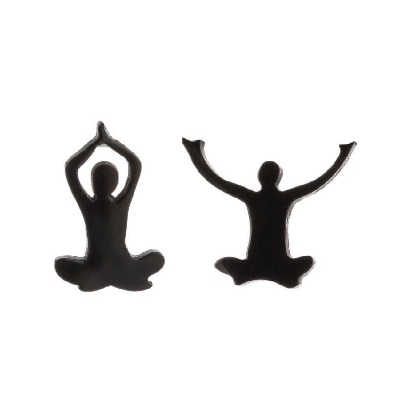2021 Korean Style Girl Stainless Steel New Cute Ballet Yoga Skipping Rope Couple New Earrings Ins