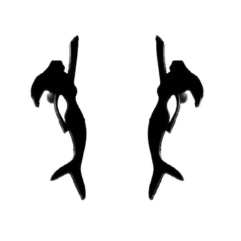 2021 Korean Style Girl Stainless Steel New Cute Ballet Yoga Skipping Rope Couple New Earrings Ins