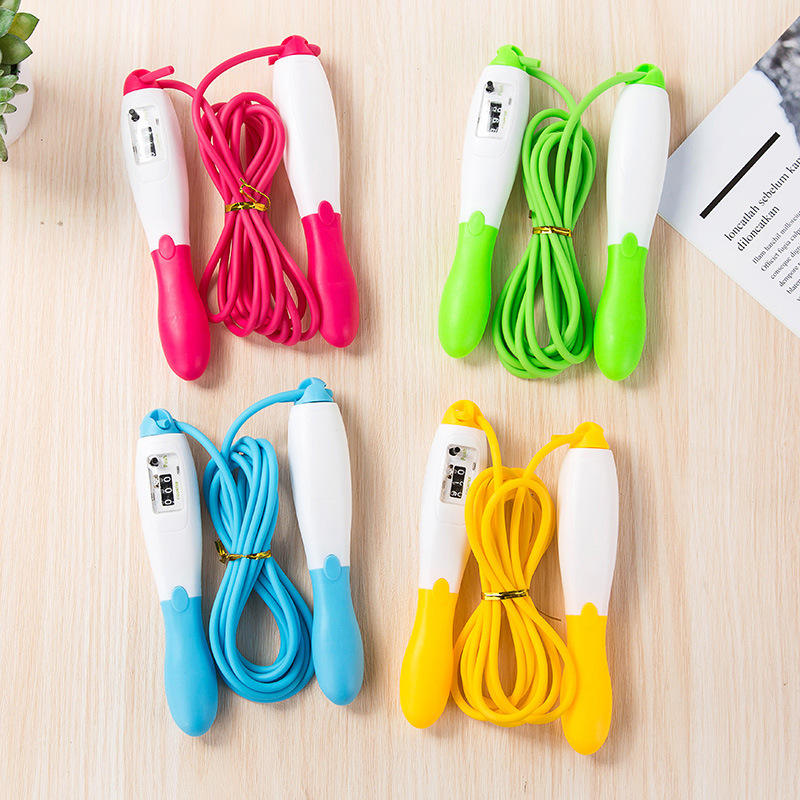 Electronic Skipping Rope with Counter Adult Pattern Rope Male and Female Students High School Entrance Examination Fitness Skipping Rope Factory Wholesale