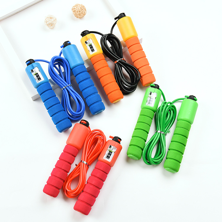 Professional Skipping Rope with Counter Adult Pattern Skipping Rope Student Senior High School Entrance Examination Fitness Skipping Rope