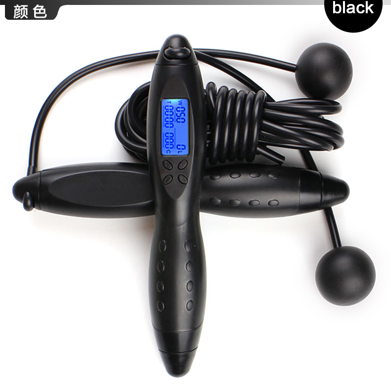 Electronic Counting Adult Fitness Skipping Rope CrossBorder Cordless Calories MultiPurpose Rope Skipping with Bearings