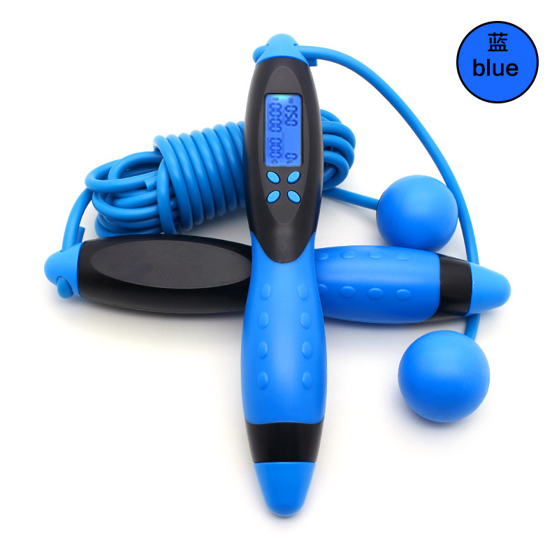 Electronic Counting Adult Fitness Skipping Rope CrossBorder Cordless Calories MultiPurpose Rope Skipping with Bearings