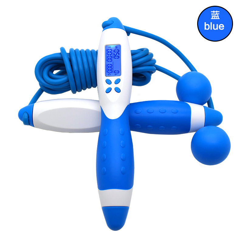 Electronic Counting Adult Fitness Skipping Rope CrossBorder Cordless Calories MultiPurpose Rope Skipping with Bearings