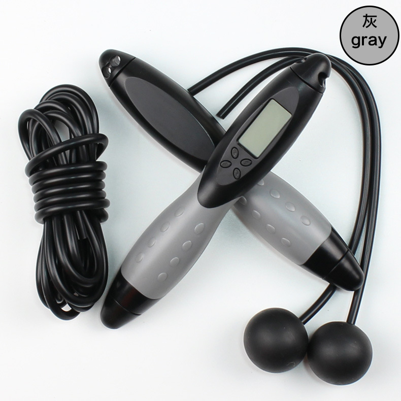 Electronic Counting Adult Fitness Skipping Rope CrossBorder Cordless Calories MultiPurpose Rope Skipping with Bearings