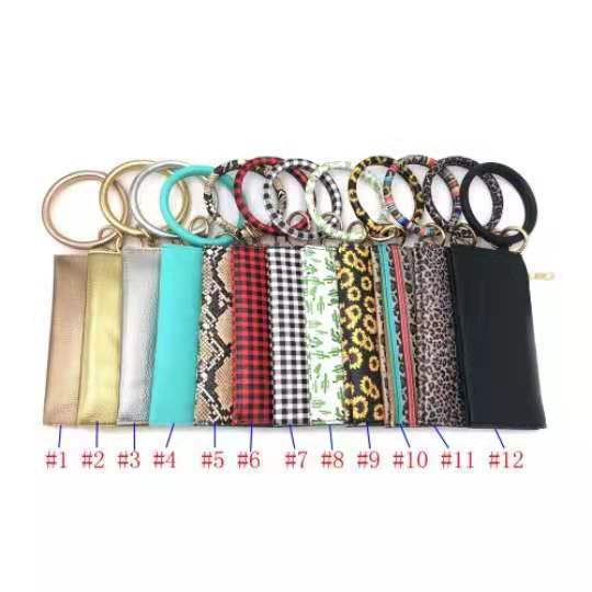 2021 Cross-Border Hot Fashion Bracelet PU Leather Bracelet Keychain Women's Handbag Small Card Holder 2021 Cross-Border Hot Fashion Bracelet PU Leather Bracelet Keychain Women's Handbag Small Card Holder