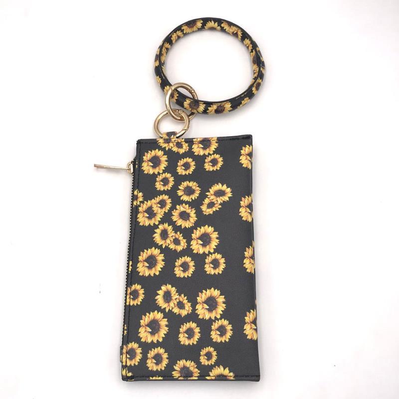 2021 Cross-Border Hot Fashion Bracelet PU Leather Bracelet Keychain Women's Handbag Small Card Holder 2021 Cross-Border Hot Fashion Bracelet PU Leather Bracelet Keychain Women's Handbag Small Card Holder