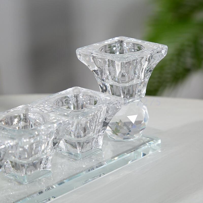 Crystal crafts hotel banquet crystal nine head candlestick