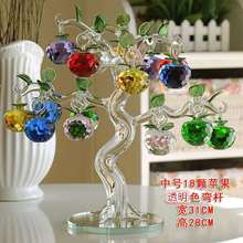 European Crystal Glass Candlestick Brilliant Restaurant Decoration Candle Holder Candlelight Dinner Candlestick Modern Crystal Crafts