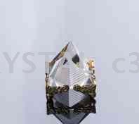 Crystal crafts crystal pyramid crystal ornaments