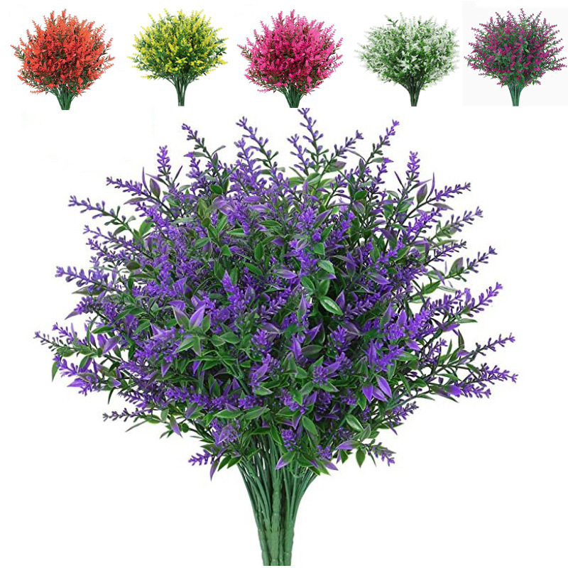  Artificial Flower Artificial Flower 5 Fork Artificial Flower Home Display Plastic Flowers Interior Decoration