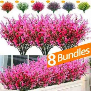  Artificial Flower Artificial Flower 5 Fork Artificial Flower Home Display Plastic Flowers Interior Decoration