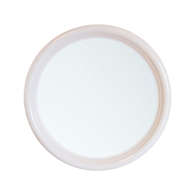 round and Square Oval Wall-Mounted Cosmetic Mirror Dressing Mirror Bathroom Mirror Bathroom Mirror Customizable Plastic Mirror