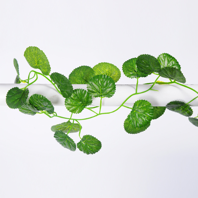 2 M Small Simulation Leaf Wholesale Green Leaves Simulation Ivy Leaves Vine Ivy Strip Artificial Green Leaf Leaves Vine Vine Artificial Flower