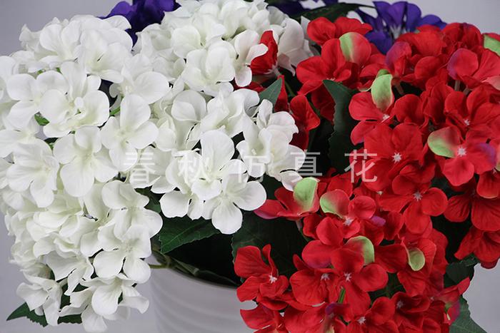 Simulation simulation of five forks hydrangea hydrangea home decor artificial flower corsage Simulation simulation of five forks hydrangea hydrangea home decor artificial flower corsage