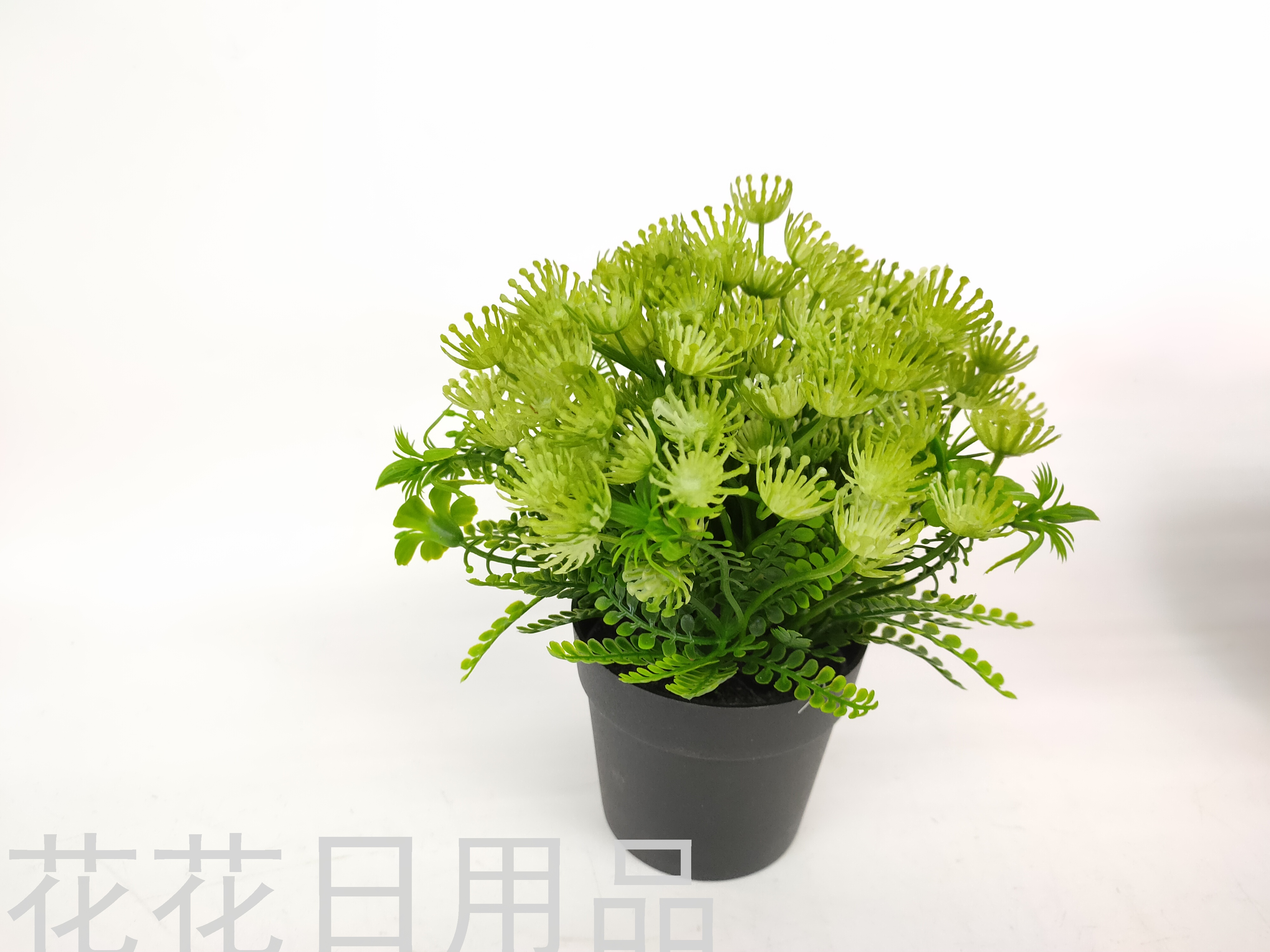 New Artificial Flower Black Plastic Basin Dandelion Bonsai Decoration Living Room Dining Room and Other Ornaments