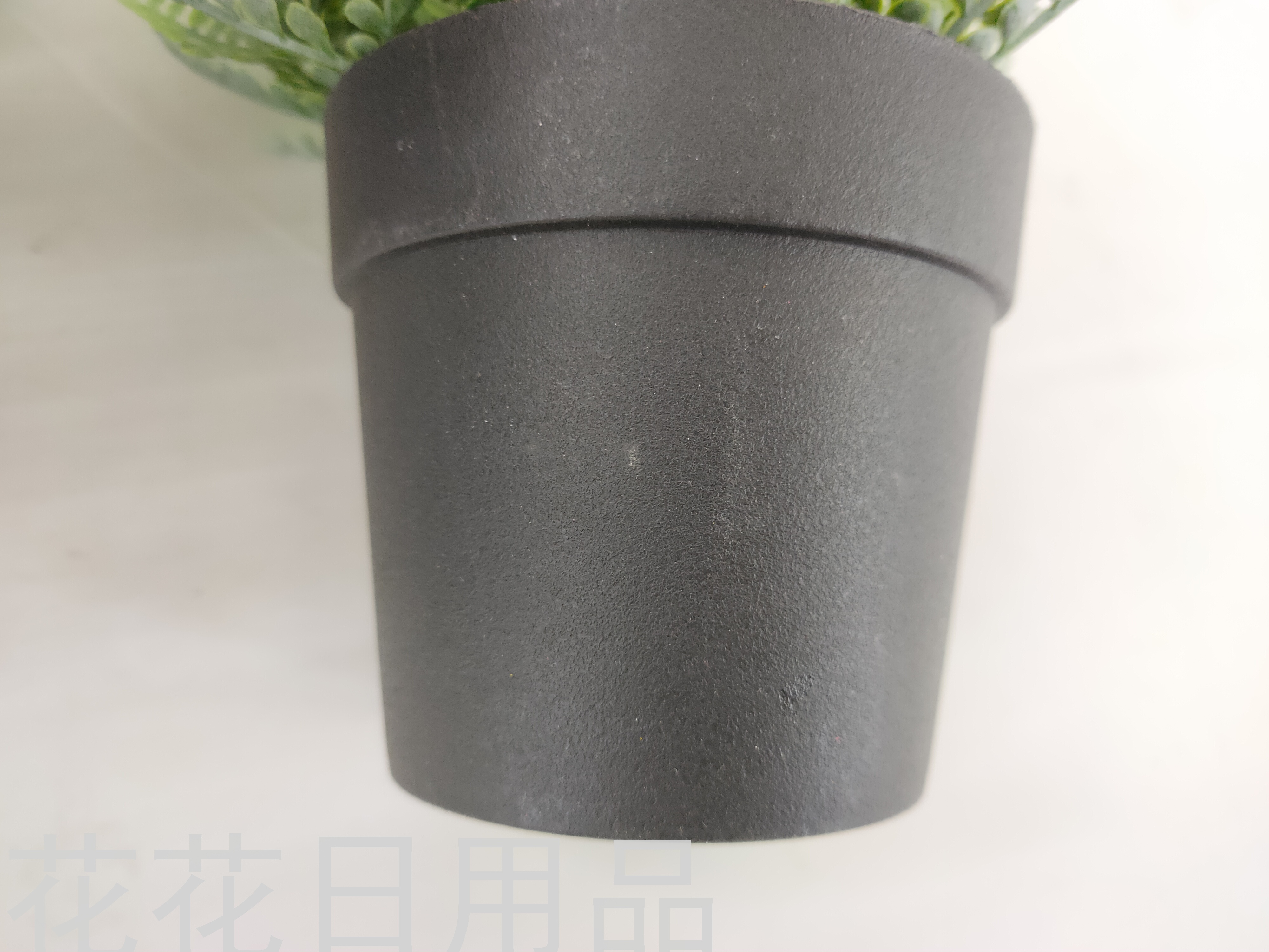 New Artificial Flower Black Plastic Basin Dandelion Bonsai Decoration Living Room Dining Room and Other Ornaments