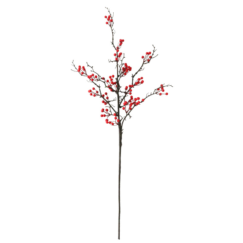 Simulation Berries European-Style Christmas Decoration Artificial Flower Artificial Plant Hollyberry Floor-Standing Decorations Artificial Artificial Flower Decoration
